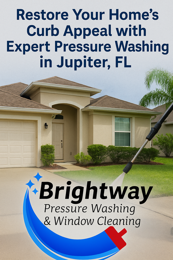 Restore Your Home’s Curb Appeal with Expert Pressure Washing in Jupiter, FL