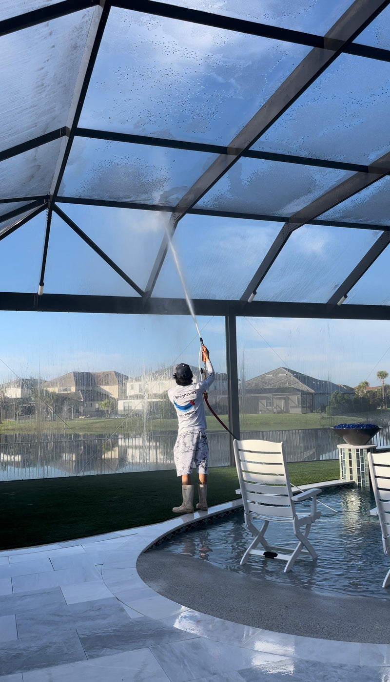 How To Pressure Wash Your Pool Cage