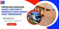 Pressure Washing Magic: Instantly Improve Your Home’s First Impression